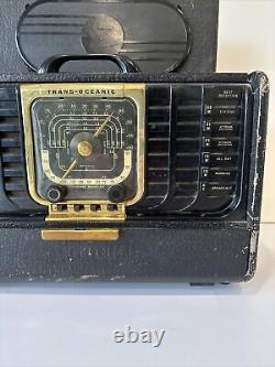 Zenith 8G005 Transoceanic 6 Band AM & Short-Wave Radio -Works