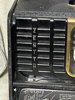 Zenith 8G005-YTZ1 Transoceanic 6 Band AM & Short-Wave Radio Complete WithMagnet