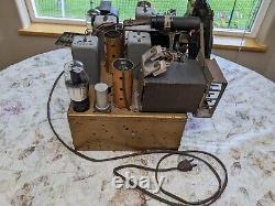 Zenith 9S 367 shutter dial Zephyr Chassis Powers On For Restoration or Parts