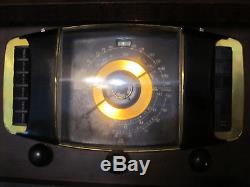 Zenith AM/FM/Shortwave Console Radio FANCY CASE COBRA RECPRD PLAYER WAVE MAGNET