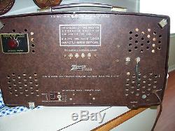 Zenith AM/FM radio model 825, 1955 Electrically restored Plays and Looks Great