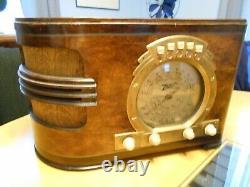 Zenith Antique Radio Model 6S321 AM-SW with MP3 Jack