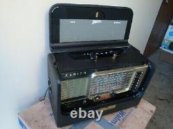 Zenith B600 Trans-Oceanic Radio, Portable, Tube-Type, Short Wave, Shortwave, SW