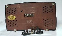 Zenith Bakelite AM/FM Tube Radio Model 7H820 (1948) COMPLETELY RESTORED
