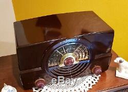 Zenith Bakelite AM/FM Tube Radio Model 7H820 (1948) COMPLETELY RESTORED