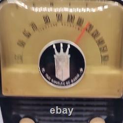 Zenith Bakelite Portable Tube Radio With Flip Up Tuner Dial Model 4G903-Y Vintage