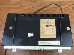 Zenith C725C AM-FM Tube Mid-Century Tabletop Radio Vintage Original Please Read