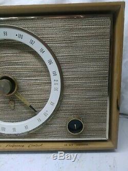 Zenith C835E AM/FM Automatic Frequency Control Tube Radio Working Prop