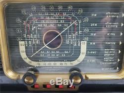 Zenith Chassis 5H40 Trans-Oceanic Radio Model H500 Test and Works GREAT UNIT