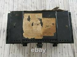 Zenith Chassis 7J03 Antique Clock Radio As Is For Parts Or Repair Clock Works