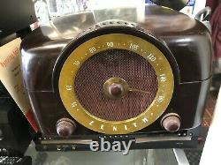 Zenith Cobra-matic J664 Vintage 1951 Tube Record Player & Radio Work Perfectly