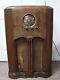 Zenith Console Black Dial AM / SW Art Deco Radio 5 Tube Vtg Antique Wooden Early
