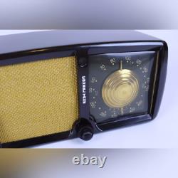 Zenith Consoltone 5D012 Tube Radio AM Vintage 1950's MCM Brown Bakelite Works