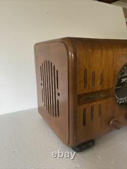 Zenith Cube Radio Model 5S218 (1938) Untested Power Cord Damage