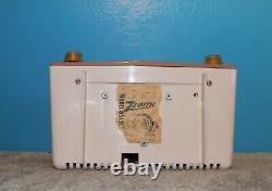 Zenith D513L The Promenade Mid Century Tabletop Tube Radio Great Condition Works