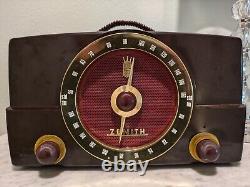 Zenith G725 Art Deco 1950 AM/FM Radio restored