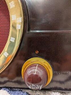 Zenith G725 Art Deco 1950 AM/FM Radio restored