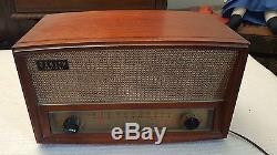 Zenith G730 Vintage Wood Cabinet AM/FM Tube Radio, tested and Works 030