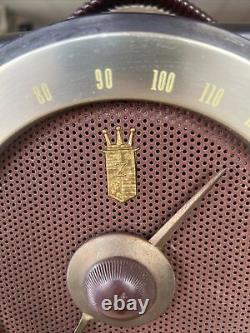 Zenith H725 1950's Mid Century Tube Radio FOR PARTS OR REPAIR Nice Condition
