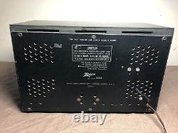 Zenith H845 AM-FM Black Cabinet Tube Table Radio High Fidelity EC WORKS