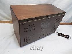 Zenith H845 Wood Case Art Deco Vacuum Tube Am Radio 1950s Mid Century