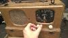 Zenith Long Distance Tube Radio Demo Following Repair By D Lab