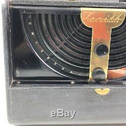 Zenith Long Distance Wave Magnet Tube Radio Vintage Shortwave