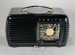 Zenith Model 6-D-510 Bakelite Tube Radio A Gem From 1941 Serviced & Working