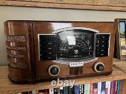 Zenith Model 7S633 Antique Radio 1941 WORKS! Automatic Tuning