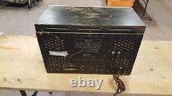 Zenith Model C845Y Wood Cabinet HiFi AM/FM Tube Table Radio 1950s part/repair