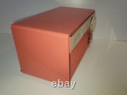 Zenith Pink Coral Plastic Tube Radio Model F508 Untested 1960s