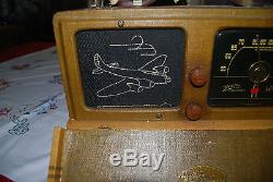 Zenith Portable Radio Model #6B03 with B17 Bomber Grill