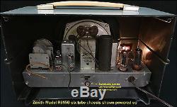 Zenith R615G Factory Painted Bakelite Tube Radio From 1954 Working, No Cracks