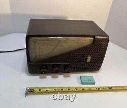 Zenith R721 Bakelite Am/fm Tube Radio Vintage MID Century Working