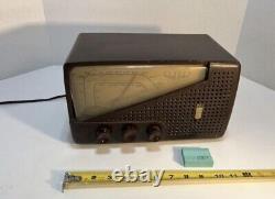 Zenith R721 Bakelite Am/fm Tube Radio Vintage MID Century Working