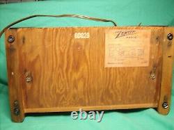 Zenith Radio 6D029 Consoltone 6 tube Gem Restoration. Serious collectors only