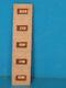 Zenith Radio Part Model 6p-457 Radio Station Call Letter Tabs Only (5) Tabs Only