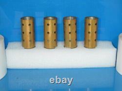 Zenith Radio Parts 1940's Tube Shields Tube Shields Gold In Color Excellent (4)