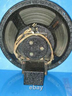 Zenith Radio Speaker, Black Crinkle 1939 10'' Pn 49-213ab For Model 7j-259t