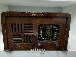 Zenith Rare 6d538 Model Vintage Wooden Radio Working Condition