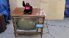 Zenith Roundie Color Tv Resurrection 25mc33 1965 Television Repair 4k