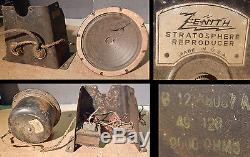 Zenith Stratosphere 16-A-63 Radio, Cabinet, Tuner, Amp & Speaker Parts/Repair