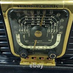 Zenith TransOceanic Tube Radio Model 8G005TZ1Y 8G005 Vintage 1940s Works