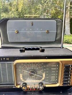 Zenith Trans-Oceanic A600 Antique Shortwave Tube Radio USA Made