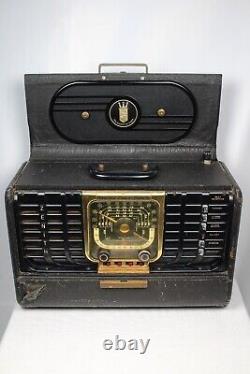 Zenith Trans-Oceanic Chassis 5G40 Wave Magnet Tube Radio WORKS But Sold As-is