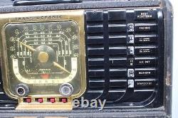 Zenith Trans-Oceanic Chassis 5G40 Wave Magnet Tube Radio WORKS But Sold As-is