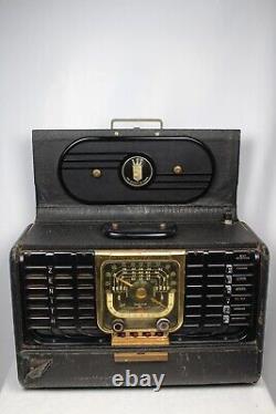 Zenith Trans-Oceanic Chassis 5G40 Wave Magnet Tube Radio WORKS But Sold As-is