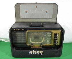 Zenith Trans Oceanic H500 Am Sw Shortwave Tube Radio Vintage 1951 USA Working