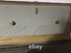 Zenith Trans-Oceanic WAVE MAGNET Shortwave Tube Radio. Uncertain of Condition