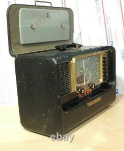 Zenith Trans-Oceanic Wave Magnet H500 Chassis 5H40 Radio Still Works